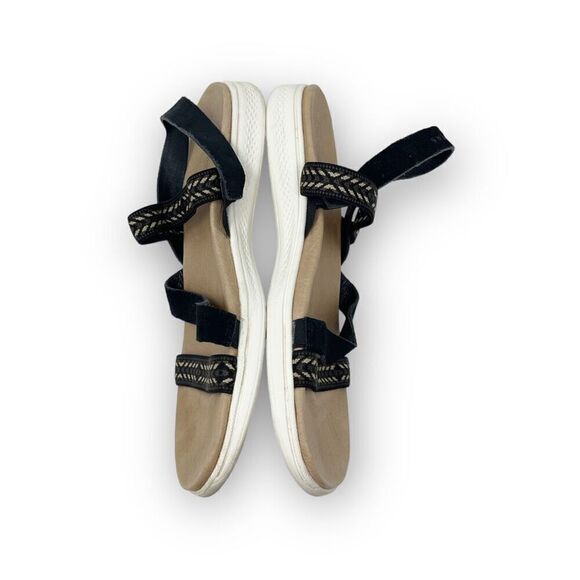 Skechers Black Open Toe Sling Back Sandals Women’s Size 11 - Picture 4 of 10